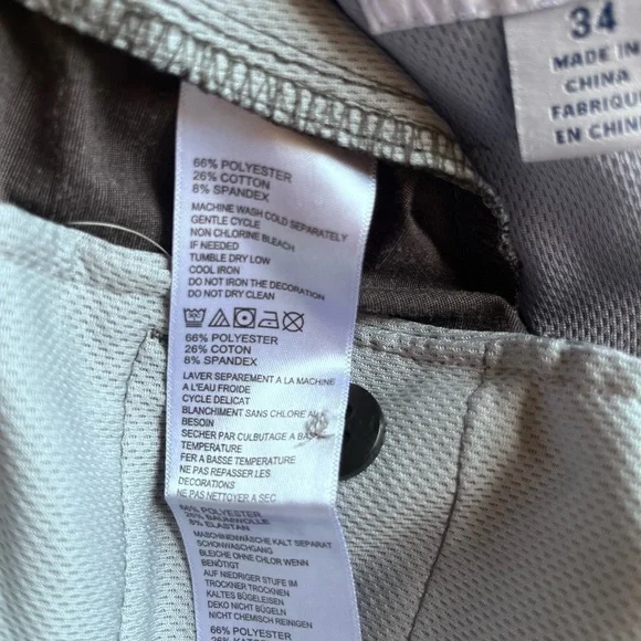 Tommy Bahama Mens Size 34 Gray Casual Summer Shorts - Picture 6 of 7